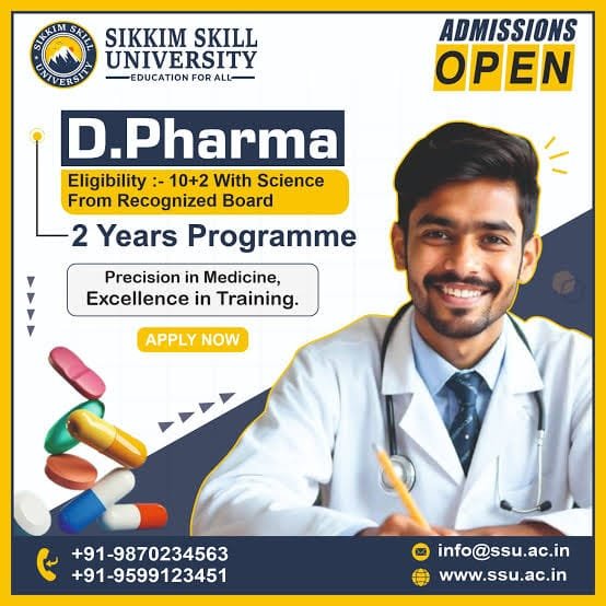 Sikkim Skill University pharmacy programme